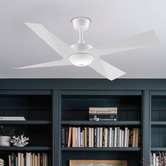 Three Sixty Fans Modn 4 Blade Smart Ceiling Fan with Light