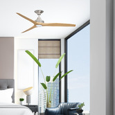 Three Sixty Fans Spitfire Smart Ceiling Fan with Light
