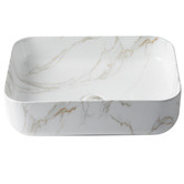 Eight Quarters Regency 500mm Rectangular Ceramic Above Counter Basin