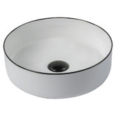 Eight Quarters Montalto 360mm Round Ceramic Above Counter Basin