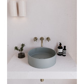 Eight Quarters Concrete Smooth 390mm Round Above Counter Basin