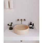 Eight Quarters Concrete Smooth 390mm Round Above Counter Basin