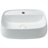 Eight Quarters Hampton 500mm Gloss White Ceramic Wall Hung Basin