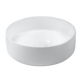 Eight Quarters Essence 400mm Round Ceramic Above Counter Basin