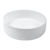 Eight Quarters Essence 400mm Round Ceramic Above Counter Basin