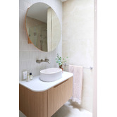 Eight Quarters EQ 400mm Oval Concrete Basin &amp; Waste Set