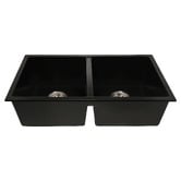 Eight Quarters Grange 780mm Double Granite Kitchen Sink