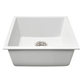 Eight Quarters Grange 450mm Single Granite Kitchen Sink