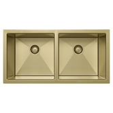 Eight Quarters Henley 770mm Double Stainless Steel Kitchen Sink