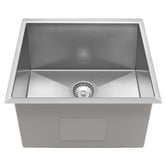 Eight Quarters Henley 450mm Single Stainless Steel Kitchen Sink