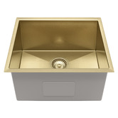 Eight Quarters Henley 540mm Single Stainless Steel Kitchen Sink