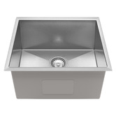 Eight Quarters Henley 540mm Single Stainless Steel Kitchen Sink