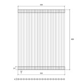 Eight Quarters Henley Stainless Steel Roller Mat