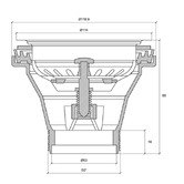 Eight Quarters Henley Stainless Steel Basket Waste