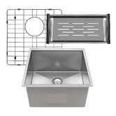 Eight Quarters Henley 450mm Stainless Steel Kitchen Sink Package