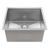 Eight Quarters Henley 540mm Single Stainless Steel Kitchen Sink Package