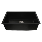 Eight Quarters Grange 680mm Single Granite Kitchen Sink Package