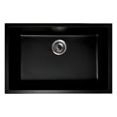 Eight Quarters Grange 680mm Single Granite Kitchen Sink Package