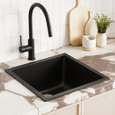 Eight Quarters Grange 450mm Single Granite Kitchen Sink