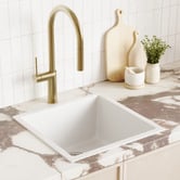 Eight Quarters Grange 450mm Single Granite Kitchen Sink