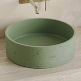 Eight Quarters Concrete 390mm Round Above Counter Basin