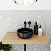 Eight Quarters Concrete Smooth 390mm Round Above Counter Basin