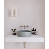 Eight Quarters Concrete Smooth 390mm Round Above Counter Basin