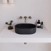 Eight Quarters EQ 400mm Oval Concrete Above Counter Basin