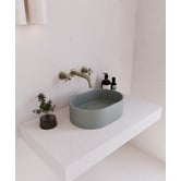 Eight Quarters EQ 400mm Oval Concrete Above Counter Basin