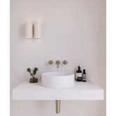 Eight Quarters Concrete Smooth 390mm Round Above Counter Basin