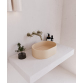 Eight Quarters EQ 400mm Oval Concrete Above Counter Basin