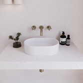 Eight Quarters EQ 400mm Oval Concrete Above Counter Basin