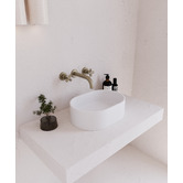 Eight Quarters EQ 400mm Oval Concrete Above Counter Basin