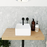 Eight Quarters Amaroo 300mm Square Ceramic Above Counter Basin