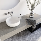 Eight Quarters Amaroo 365mm Round Ceramic Above Counter Basin