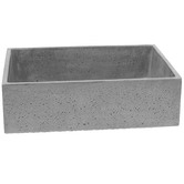 Concrete Designs Tien 470mm Rectangular Concrete Above Counter Basin