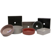 Concrete Designs Grand 535mm Rectangular Concrete Above Counter Basin