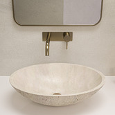 Concrete Designs Lannik 525mm Oval Concrete Above Counter Basic