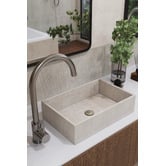 Concrete Designs Nortrom 430mm Rectangular Concrete Above Counter Basin