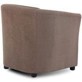 Classic Design Living Brown Kobi Velvet Tub Chair