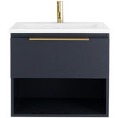 Marquis Kent Wall Hung Single Vanity with Acrylic Basin