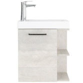 Marquis York 500mm Wall Hung Single Vanity with Acrylic Basin