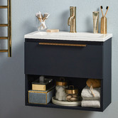 Marquis Kent Wall Hung Single Vanity with Acrylic Basin