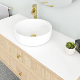 Marquis Pier Symphony-Top Natural Oak Wall Hung Single Vanity