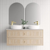 Marquis Pier Symphony-Top Natural Oak Wall Hung Single Vanity