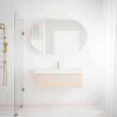 Marquis San Remo Wall Hung Single Vanity with Polymarble Countertop