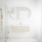 Marquis San Remo Wall Hung Single Vanity with Polymarble Countertop