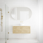 Marquis Pier Symphony-Top Natural Oak Wall Hung Single Vanity