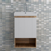 Marquis Norfolk 430mm Wall Hung Single Vanity with Ceramic Basin