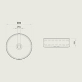 Marquis Paco 360mm Gloss Ceramic Basin